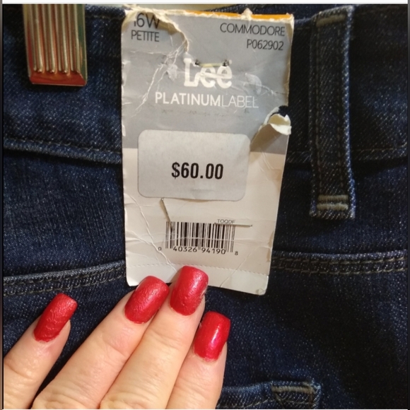 Lee Platinum Blue Jeans Boot Cut 16W Petite - Picture 11 of 16